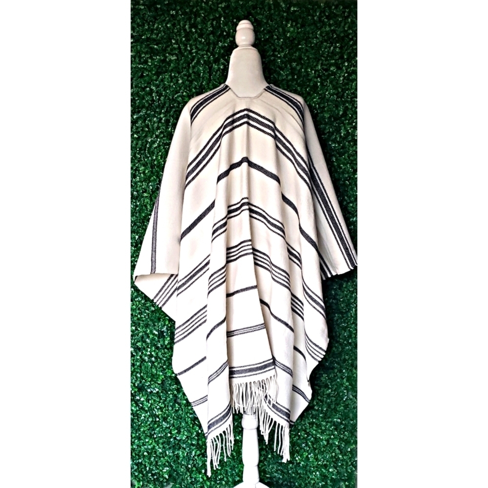 J. Crew Reversible blanket poncho - Picture 2 of 5